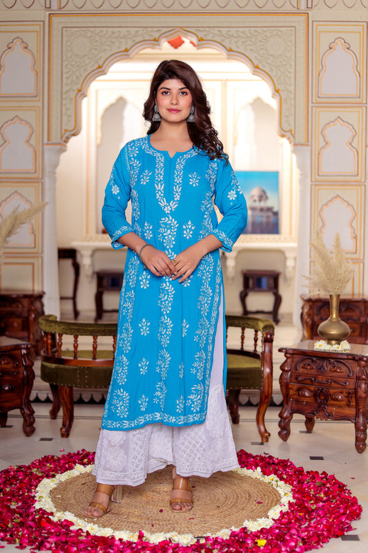 FABSTREE HOOR RAYON DESIGNER KURTA