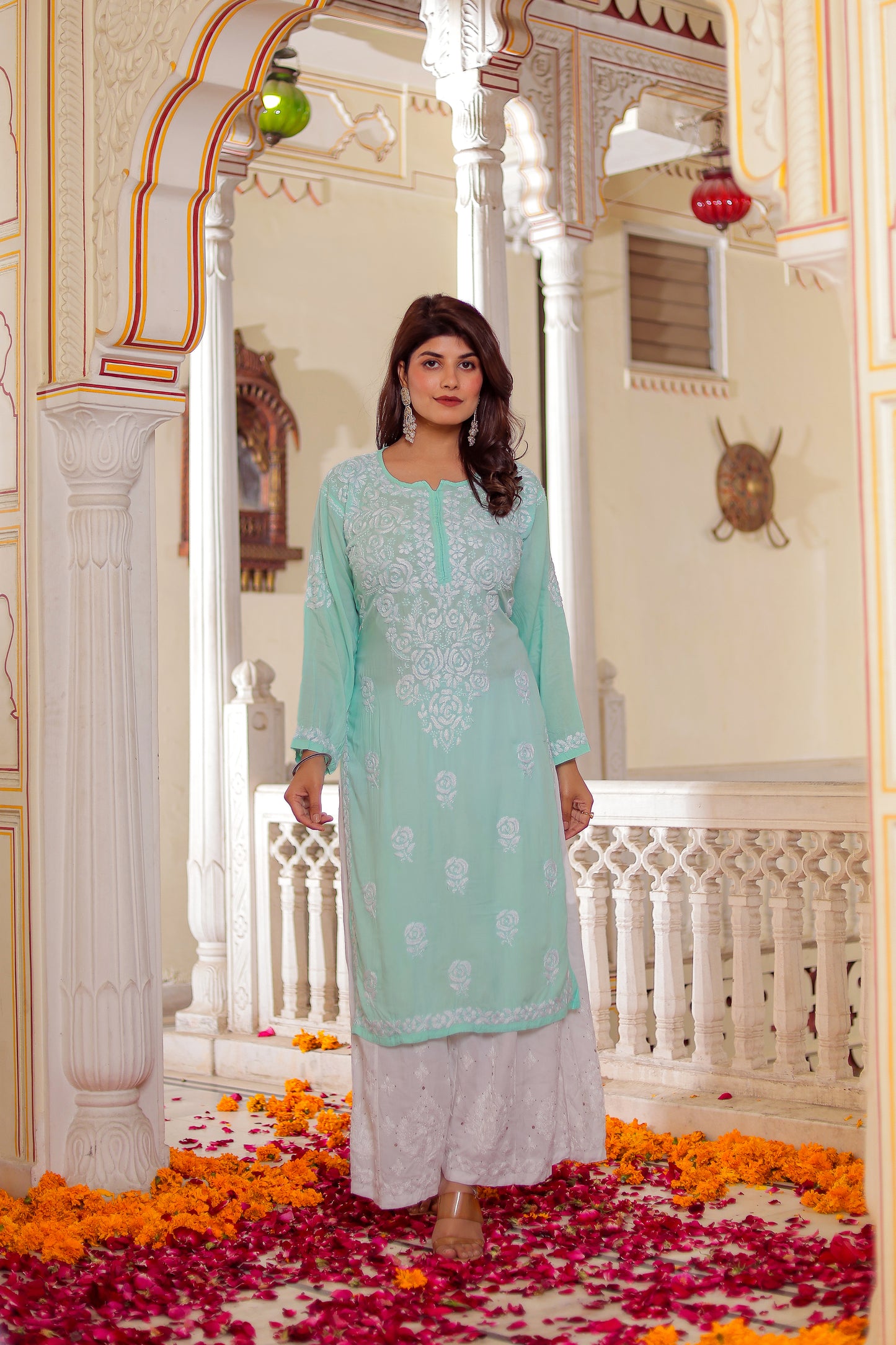 FABSTREE HINA ROSE MODAL KURTA