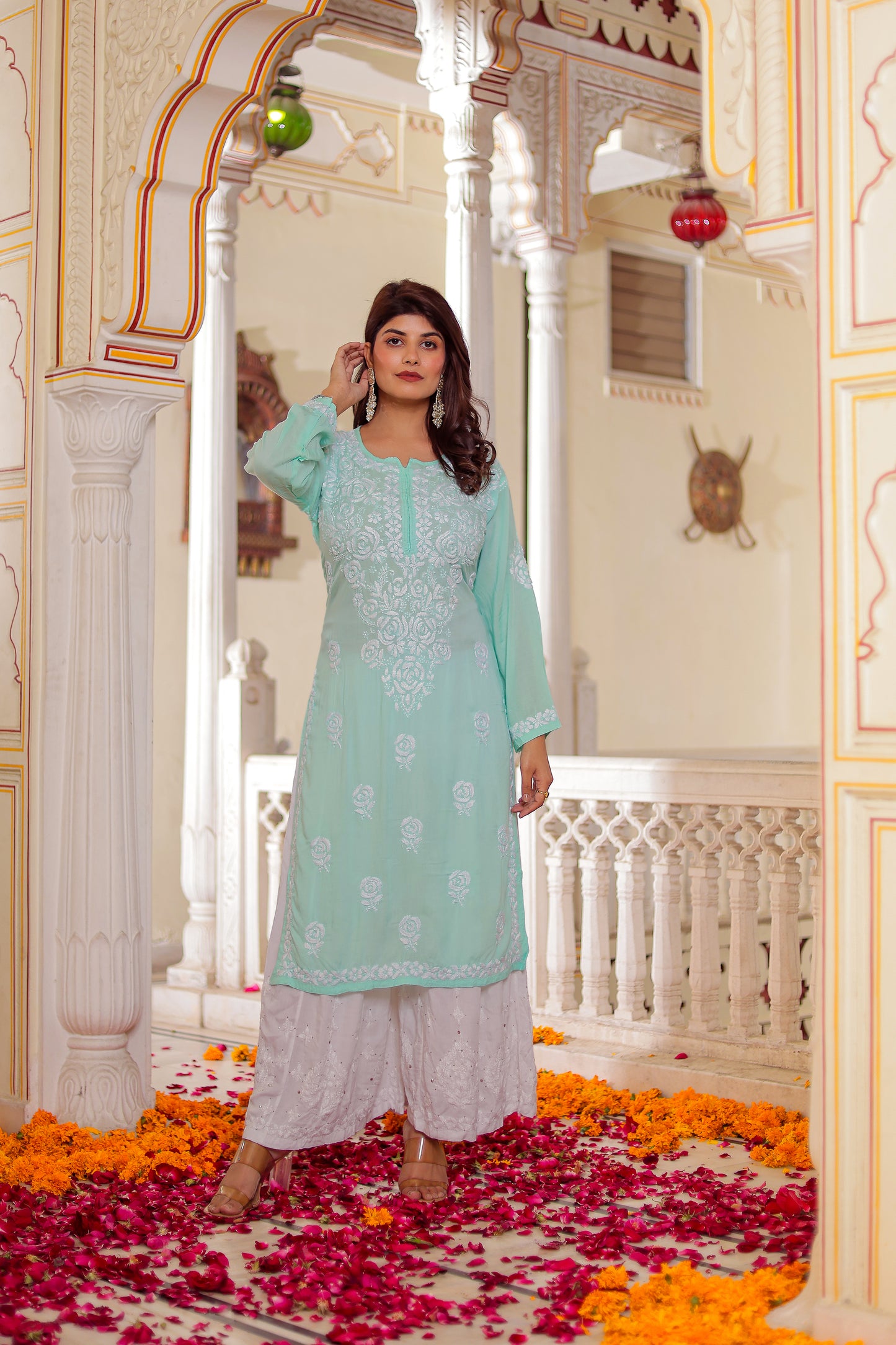 FABSTREE HINA ROSE MODAL KURTA