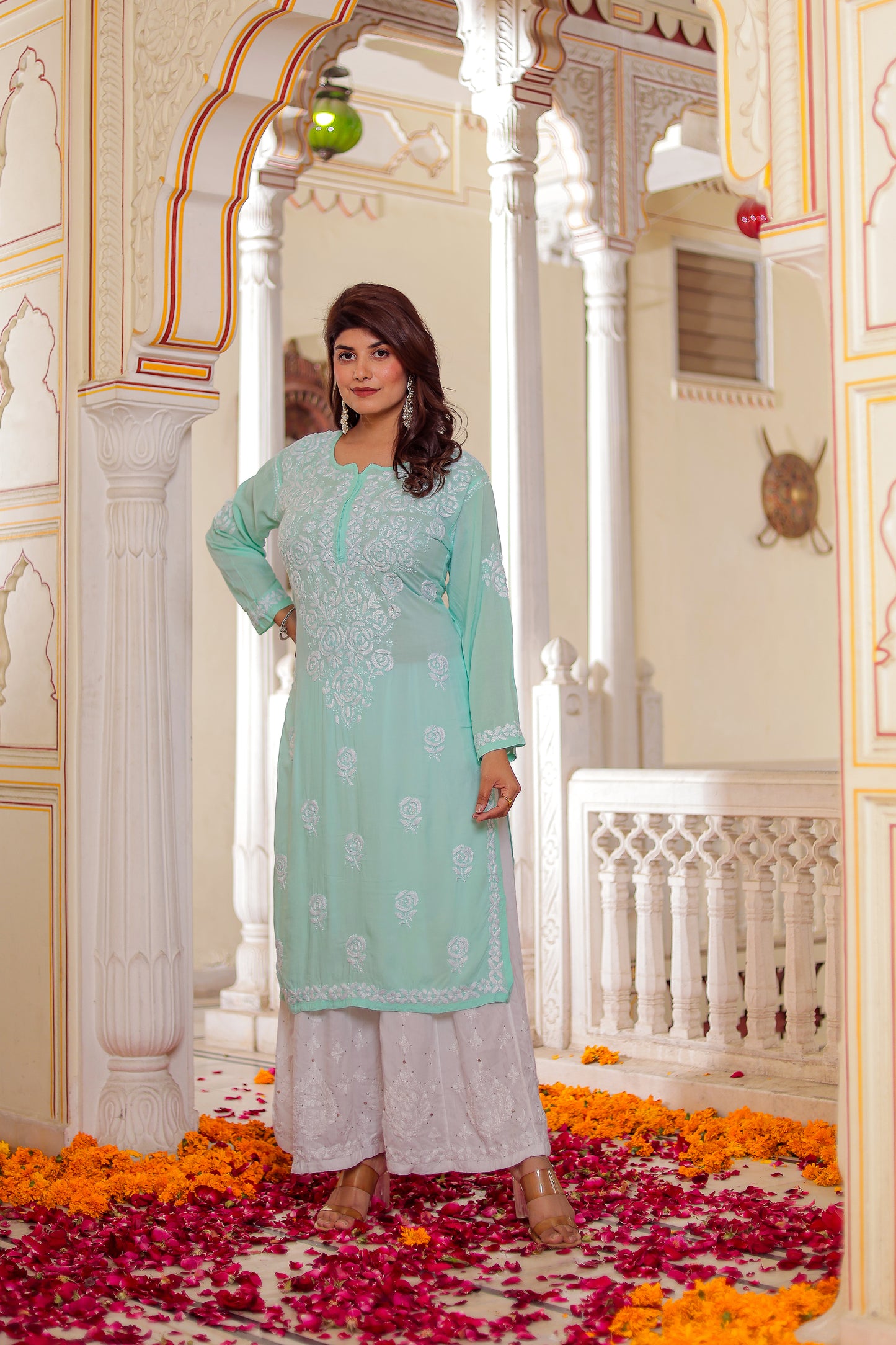 FABSTREE HINA ROSE MODAL KURTA