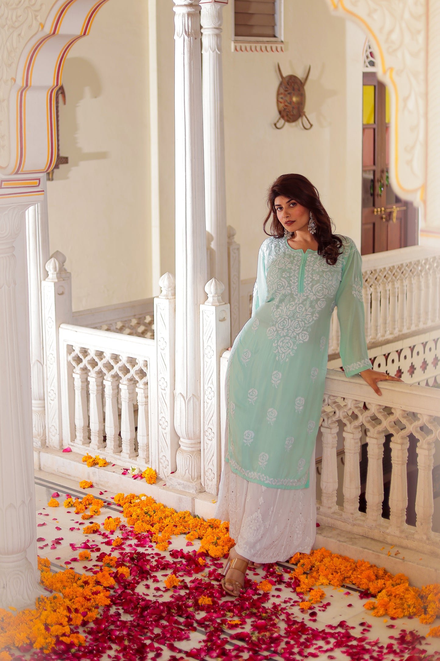 FABSTREE HINA ROSE MODAL KURTA